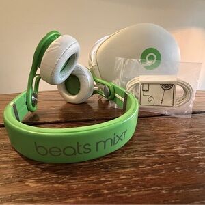 Beats Mixr Green Headphones
